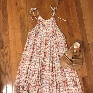 Boho mixed print sundress
